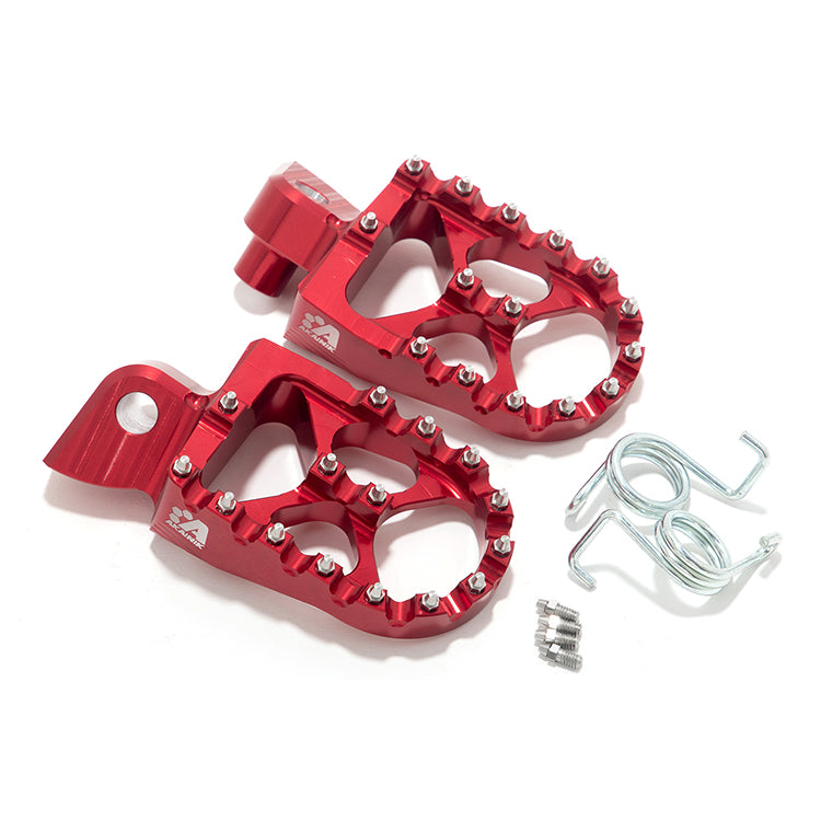 MX Billet Foot Pegs Footrest For Beta RR250 RR300 2013-2019 / RR350 2011-2018 / RR390 RR430 RR480 2015-2017 5