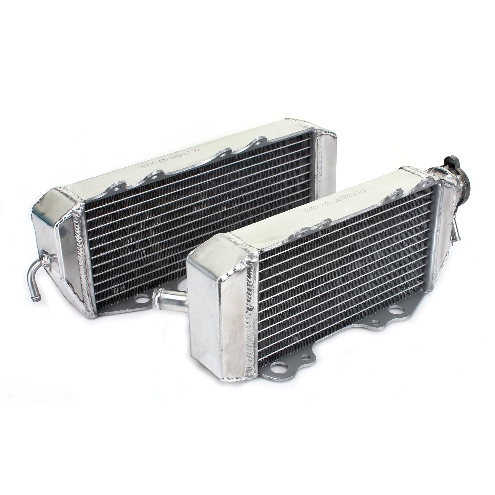 MX Aluminum Water Cooler Radiators for Kawasaki KX250F KXF250 2006-2008