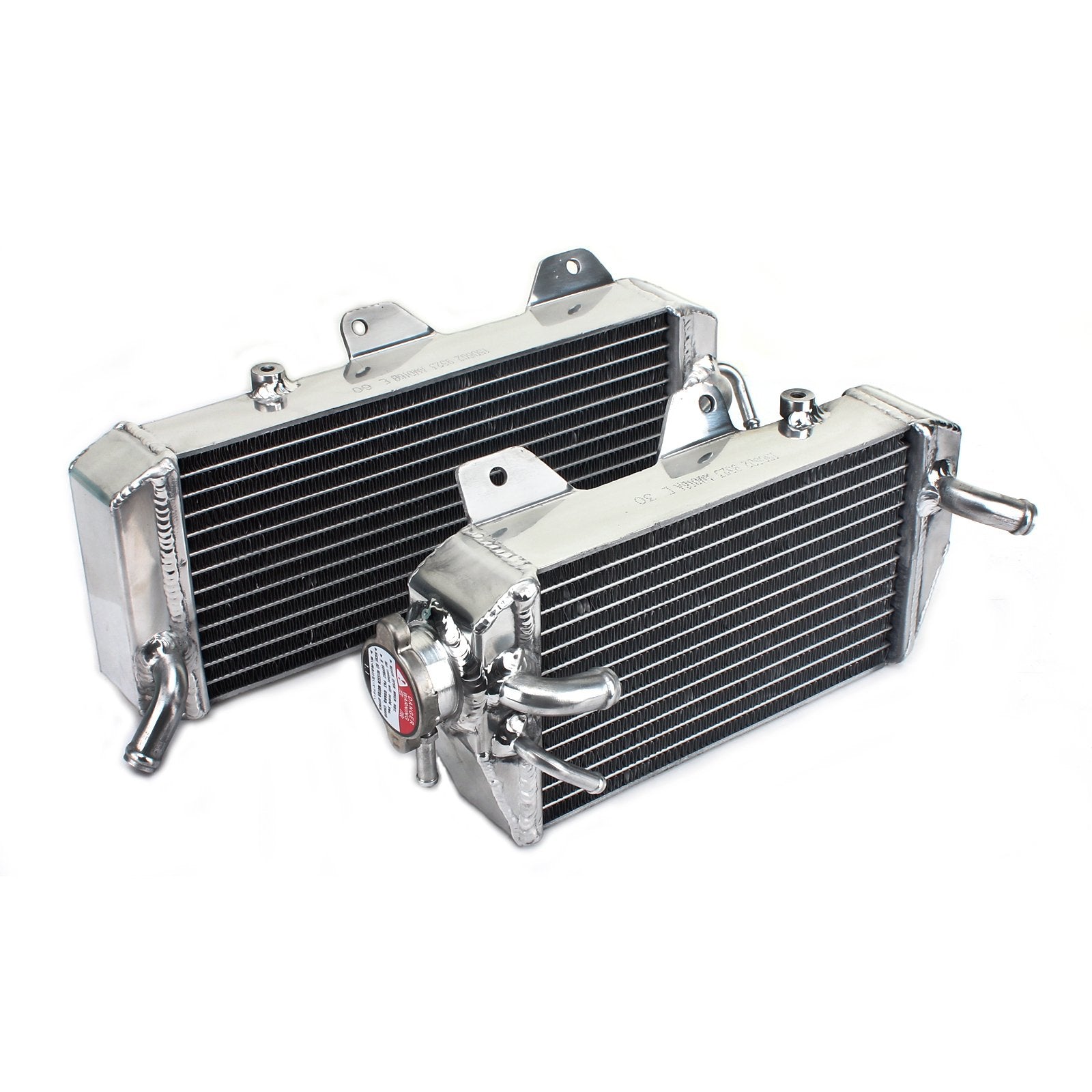 MX Aluminum Water Cooler Radiators for Kawasaki KX450F KXF450 2008 4