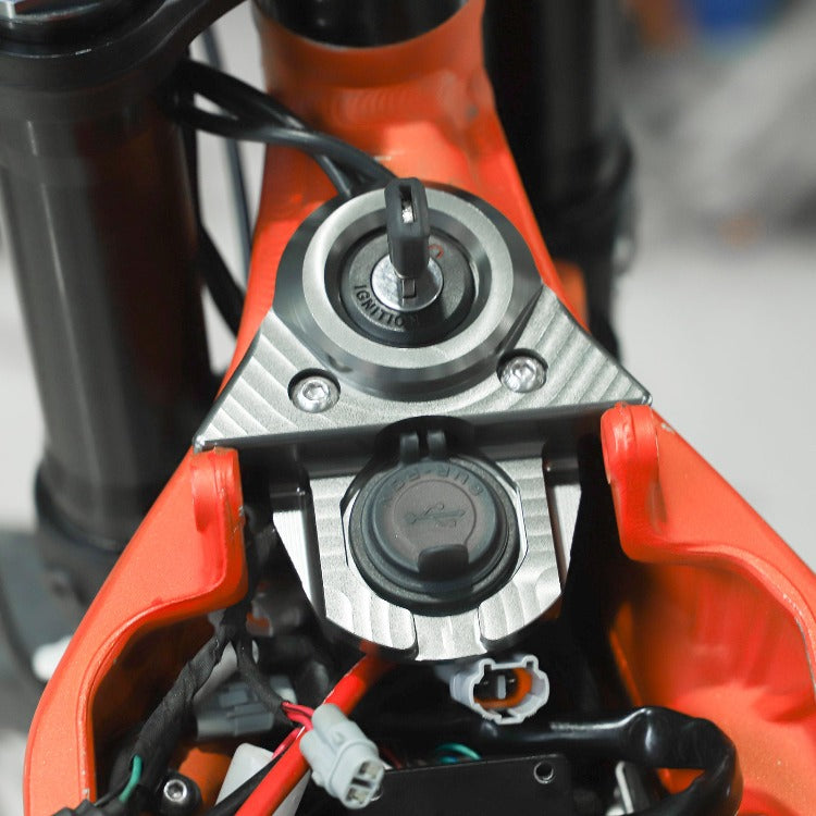 Aluminum Key Version Ignition Mount Plate for Surron Light Bee X / Segway X160 X260 / 79Bike Falcon M 3