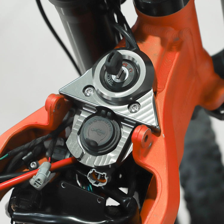 Aluminum Key Version Ignition Mount Plate for Surron Light Bee X / Segway X160 X260 / 79Bike Falcon M 4