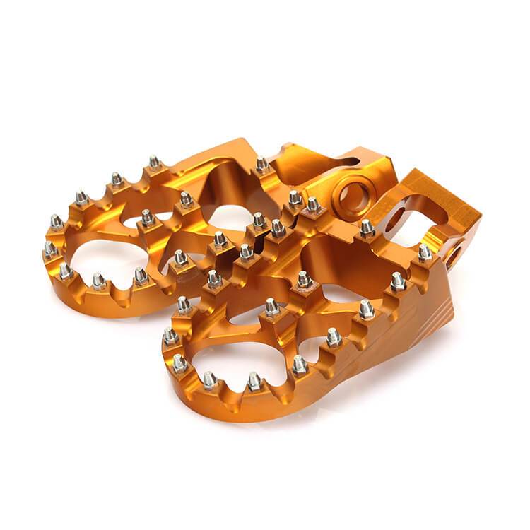 MX Billet Foot Pegs Footrest for KTM 125-525 All Models 2017-2022 (Including 2015.5-2016 125/150SX 250/350/450 SX-F/XC-F) 3