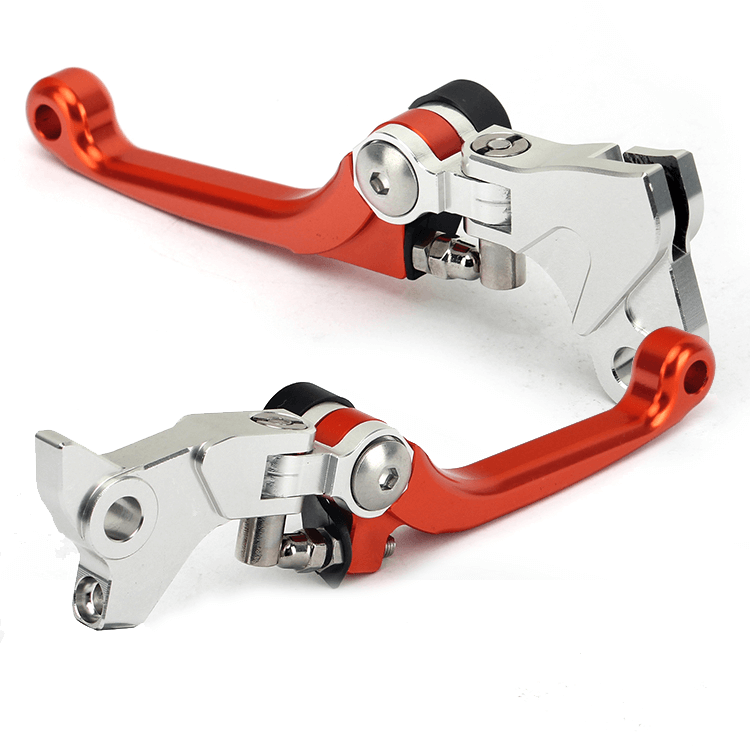MX Aluminum Adjustable Levers For KTM EXC-R 450 EXC-R 530 XCR-W 450 XCR-W 530 2008 7