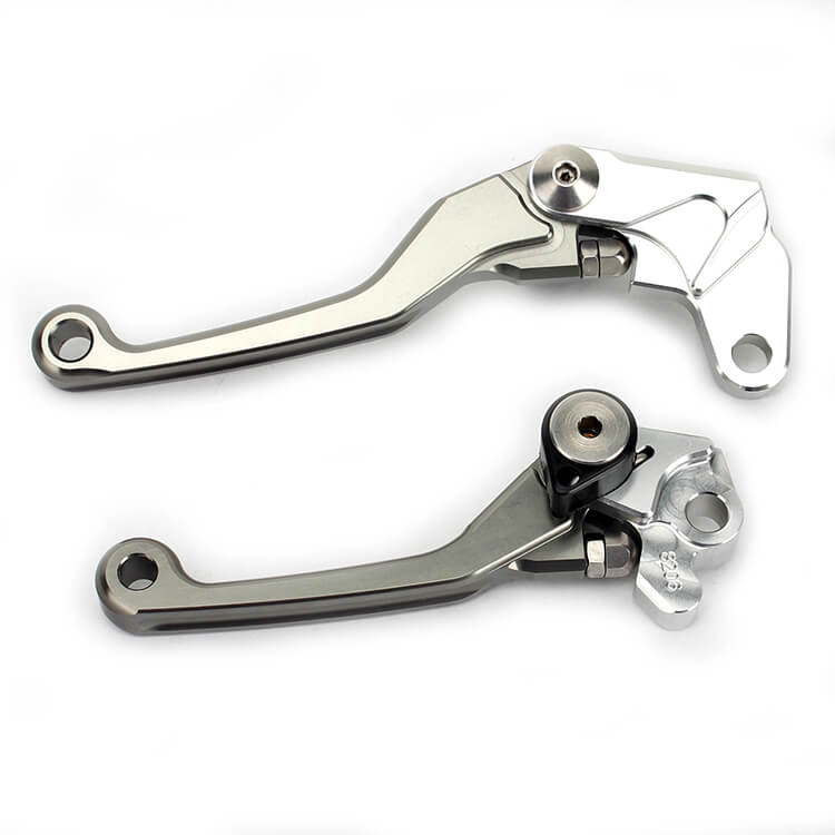 MX Aluminum Adjustable Levers For Suzuki RM125 RM250 1996-2003 5