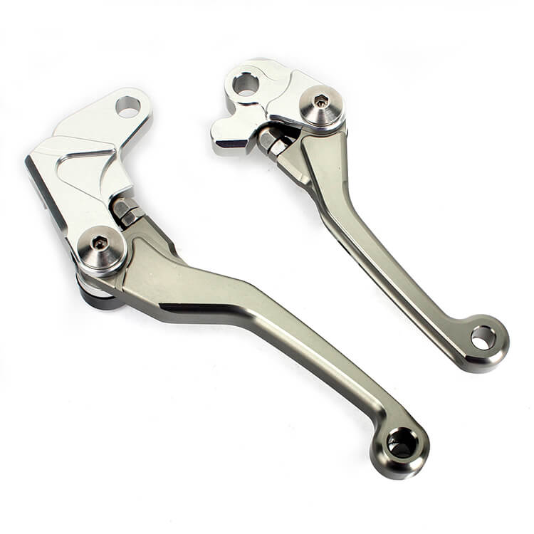 MX Aluminum Adjustable Levers For Suzuki RM125 RM250 1996-2003 6