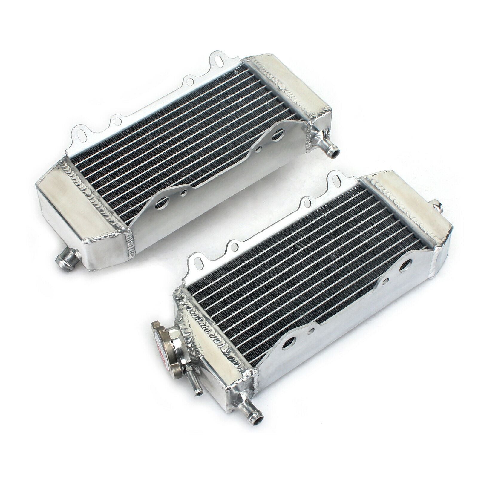 MX Aluminum Water Cooler Radiators for Kawasaki KX250F KXF250 2004-2005