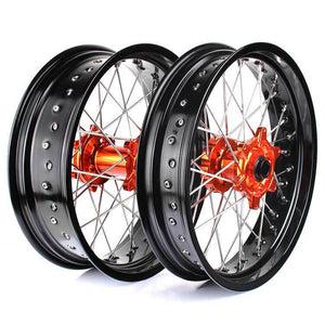 Aluminum Front Rear Wheel Rim Hub Sets for KTM SX XC XCF 2012-2014