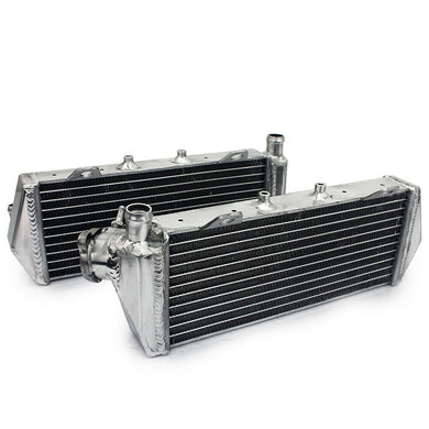 MX Aluminum Water Cooler Radiators for Husqvarna FC250 FC350 FC450 2018-2022 / FE350 FE501 FE450 2020-2023 / FS450 2019-2023