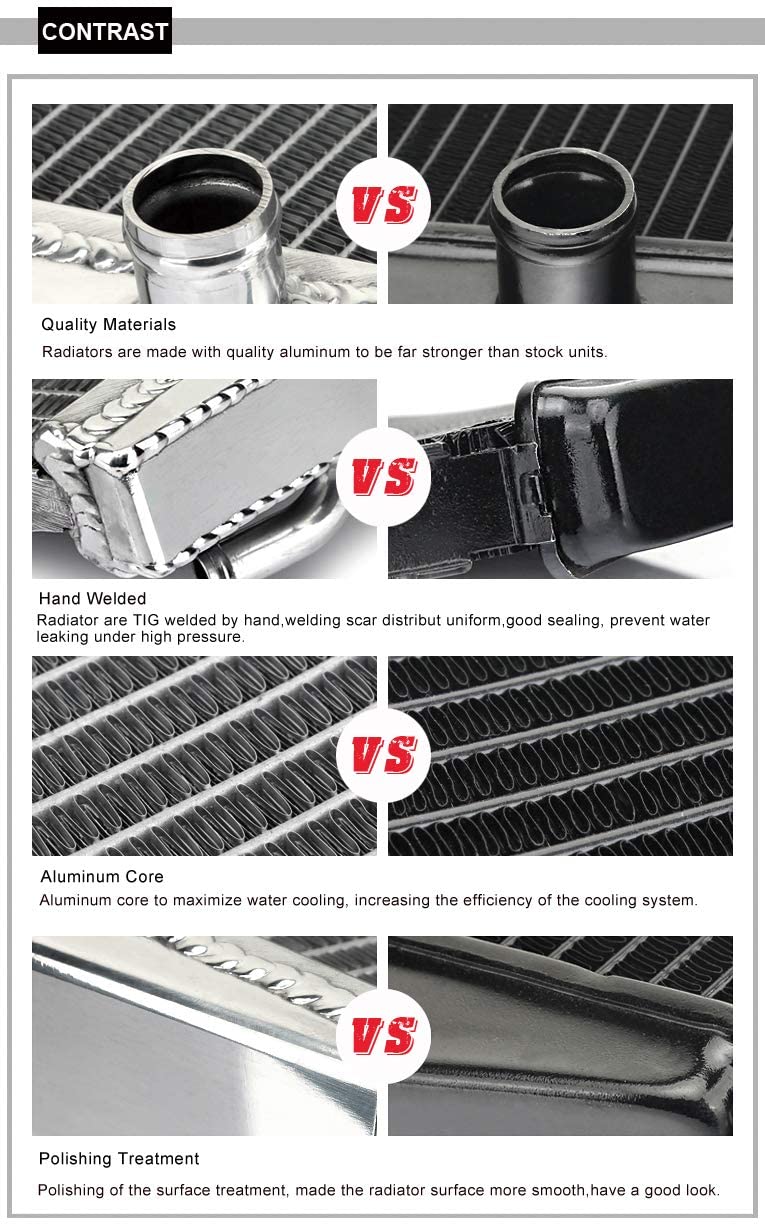 MX Aluminum Water Cooler Radiators for Honda CRF450R CRF450RX 2017-2020 5