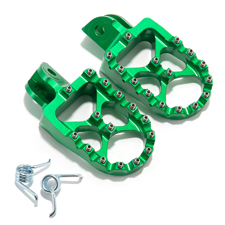 MX Style Foot Pegs Footrest for Kawasaki KLR650 11-18 & 22-24 / Suzuki DL650 V-strom 04-24 / DL1000 V-strom 02-19 8