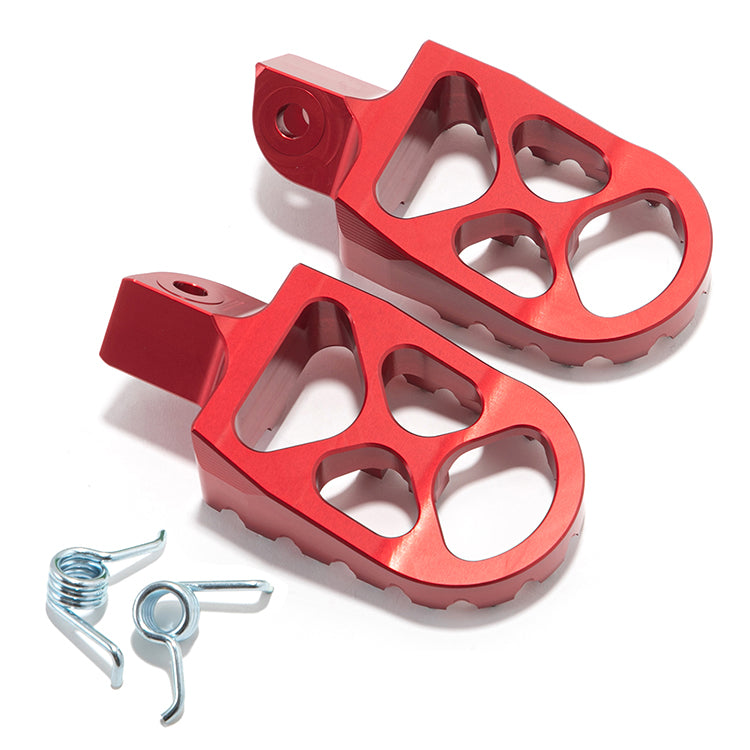 MX Style Foot Pegs Footrest for Kawasaki KLR650 11-18 & 22-24 / Suzuki DL650 V-strom 04-24 / DL1000 V-strom 02-19 11