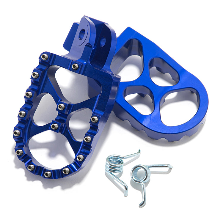 MX Style Foot Pegs Footrest for Kawasaki KLR650 11-18 & 22-24 / Suzuki DL650 V-strom 04-24 / DL1000 V-strom 02-19 4