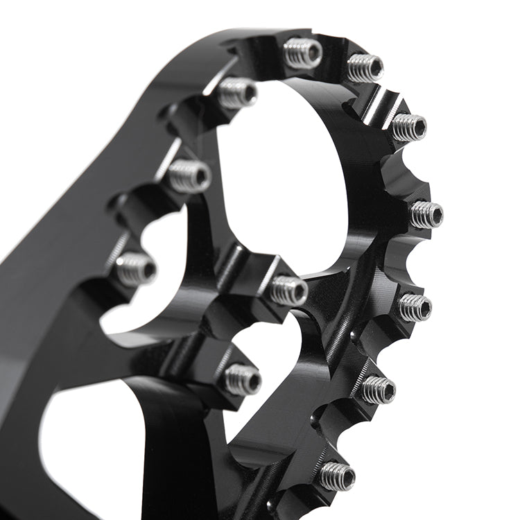 MX Style Foot Pegs Footrest for Kawasaki KLR650 11-18 & 22-24 / Suzuki DL650 V-strom 04-24 / DL1000 V-strom 02-19 3