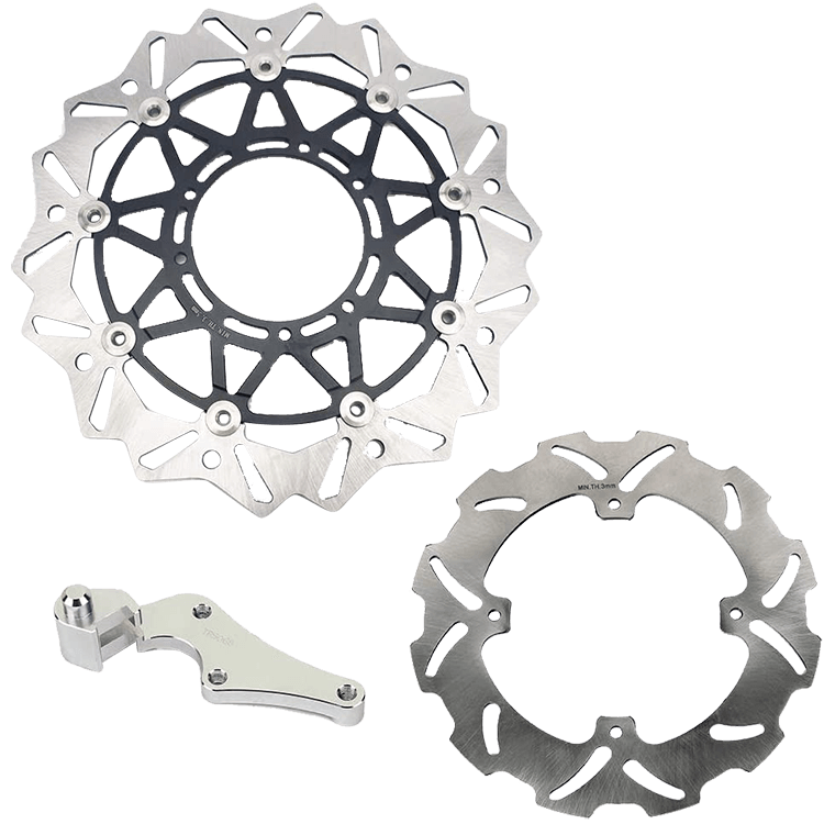 320mm Front Rear Brake Disc & Bracket for Honda CRF250R / CRF450R 2015-2018 / CRF450RX 2017-2018
