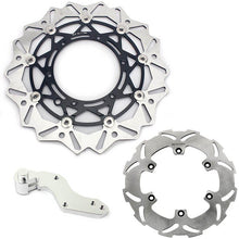 Load image into Gallery viewer, 320mm Front Rear Brake Disc Rotors &amp; Bracket for KTM MX 125 / MX 250 / MX 300 / MX 500 1992