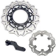 Load image into Gallery viewer, 320mm Front Rear Brake Disc Rotors &amp; Bracket for KTM GS 125 / GS 250 1993-1997