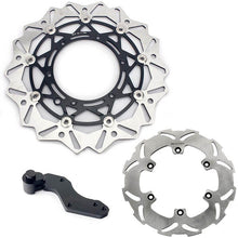 Load image into Gallery viewer, Front Rear Brake Disc Rotors &amp; Bracket for KTM EXC525 SX250F SX450F SXF450 SXC 625 SXS250 SXS450 SXS450F 2003-2008