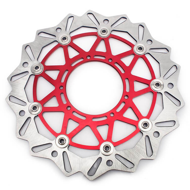 Oversize 320mm Front Rear Brake Disc Rotors & Bracket For Honda CR125E / CR125R / CR250E / CR250R 2004-2008 10
