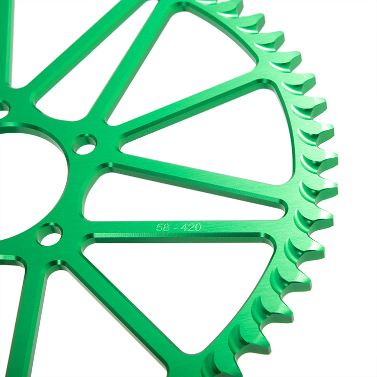 420 Chain 58 Teeth Rear Sprocket for Sur-Ron Light Bee X / Talaria Sting / R MX4 / Segway X160 X260 / 79Bike Falcon M / E Ride Pro-SS 8