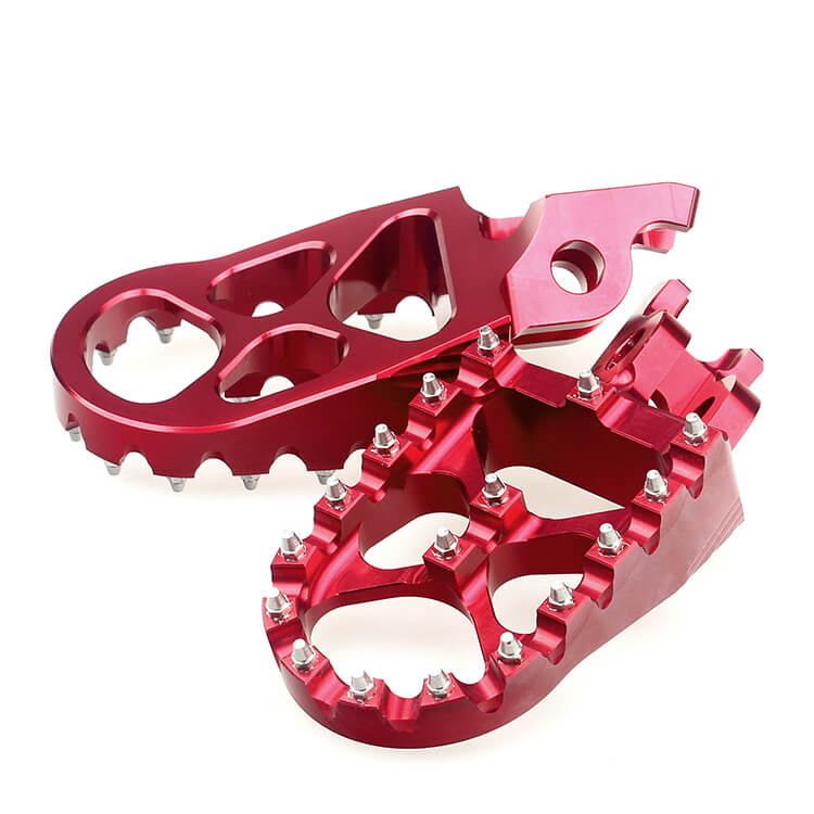 MX Billet Foot Pegs Footrest For Kawasaki KX250F KXF250 2006-2024 5