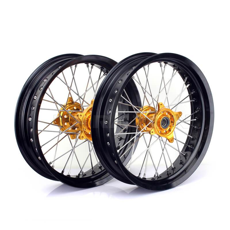 Aluminum Front Rear Wheel Rim Hub Sets for Suzuki RMZ250 2007-2024 4