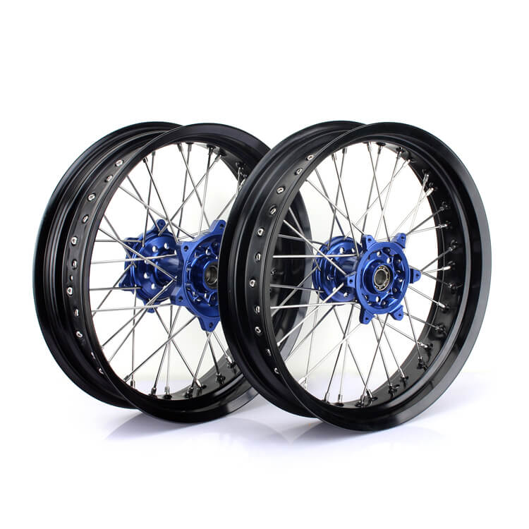 Aluminum Front Rear Wheel Rim Hub Sets for Yamaha YZ125 / YZ250 1992-2