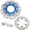 320mm Front Rear Brake Disc Rotors & Bracket for Yamaha WR125 / WR250 / YZ125 / YZ250 1998-2007 5