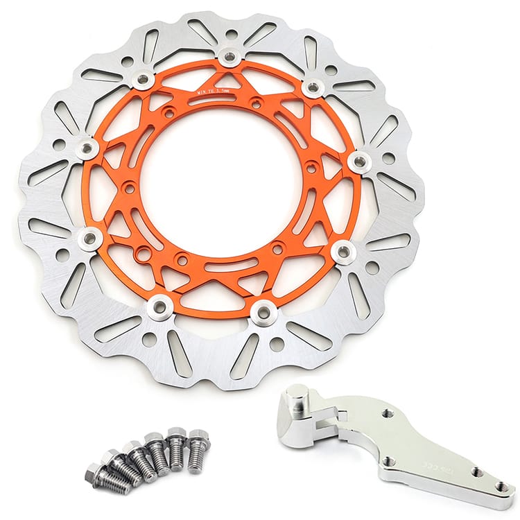 320mm Front Rear Brake Disc Rotors & Bracket for KTM EXC SX XC SX-F 125-530 2009-2021 21