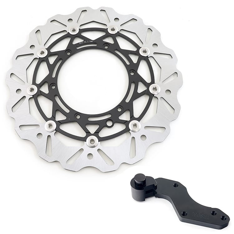320mm Oversize Front Rear Brake Disc & Bracket for Husaberg 400-650 FE / FE E / FS / FC / FX 1999-2005 16