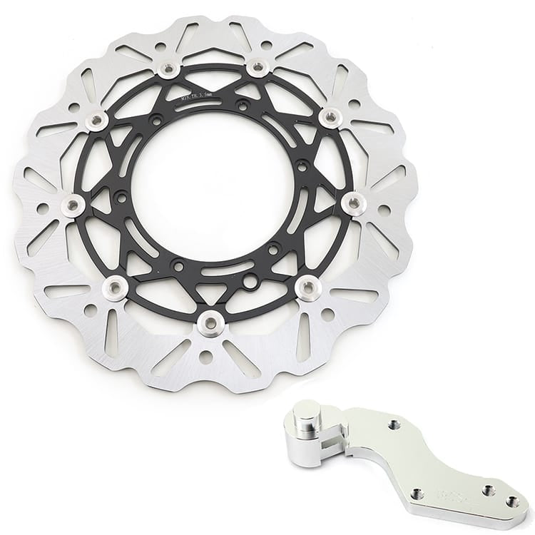 320mm Oversize Front Rear Brake Disc & Bracket for Husaberg 400-650 FE / FE E / FS / FC / FX 1999-2005 17