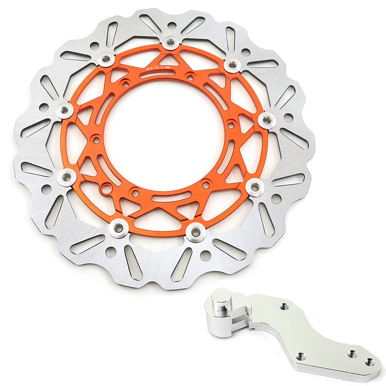 320mm Oversize Front Rear Brake Disc & Bracket for Husaberg 400-650 FE / FE E / FS / FC / FX 1999-2005 19