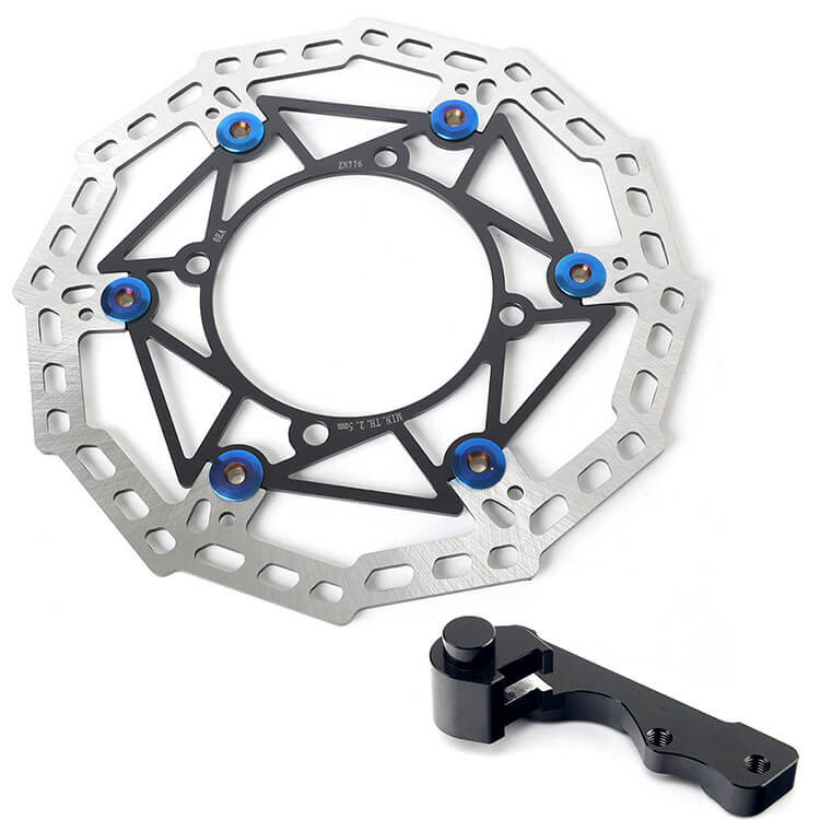 270mm Front Brake Disc & Bracket for Kawasaki KX125/250 KX250/450F KLX450R KX450 KX250/450X KXE450F / Bimota BX450