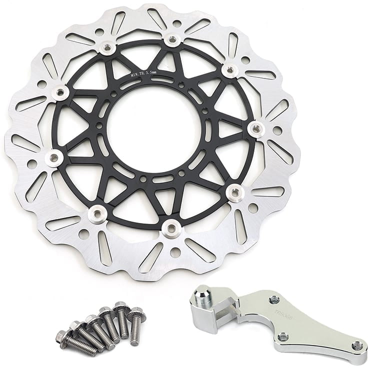320mm Front Rear Brake Disc & Bracket for Honda CRF250R / CRF450R 2015-2018 / CRF450RX 2017-2018 12