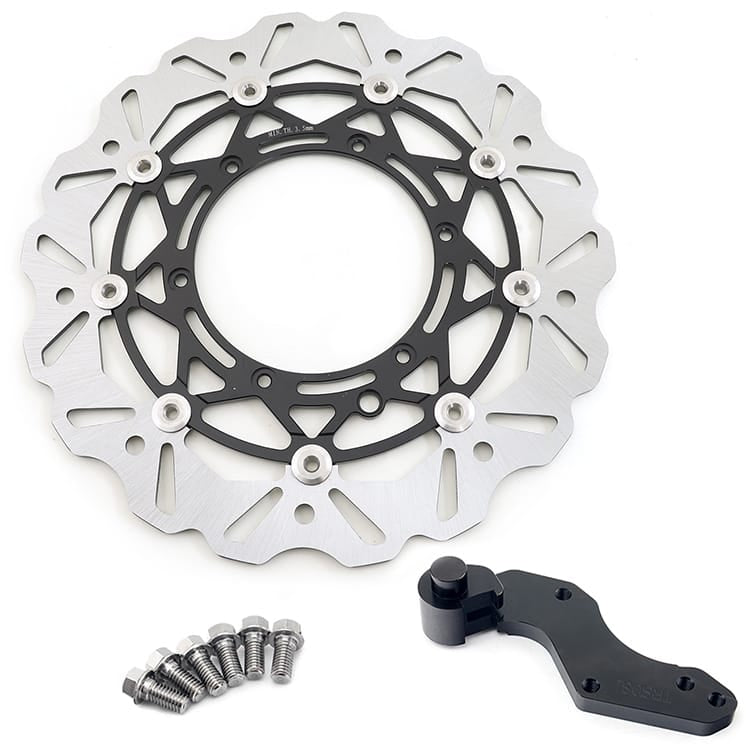 320mm Oversize Front Rear Brake Disc & Bracket for Husaberg 400-650 FE / FE E / FS / FC / FX 1999-2005 22