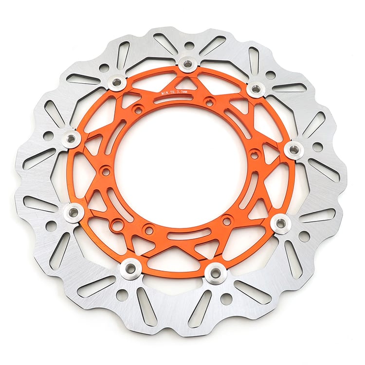 320mm Front Rear Brake Disc Rotors & Bracket For Husaberg FE / FE E / FS / FC / FX 250-450 2014-2017 7