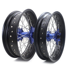 Aluminum Front Rear Wheel Rim Hub Sets for Yamaha YZ250FX 2015-2024 / YZ450FX 2016-2024 / WR250F 2020-2024 / WR450F 2019-2024