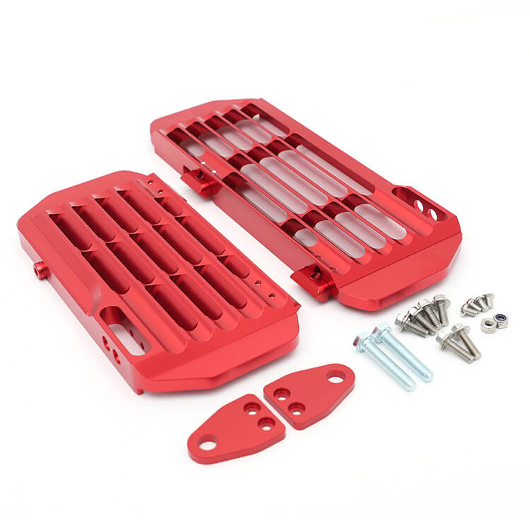 MX Aluminum Radiators Guard For Honda CRF450R CRF450RX 2017-2020 2022 / CRF250R 2018-2019 6