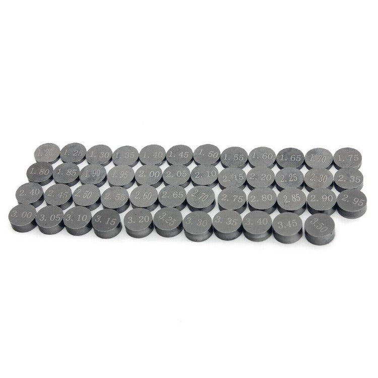 7.48mm Valve Shim Feeler Gauge Kit (47pcs) for Honda Kawasaki Suzuki Husqvarna Yamaha