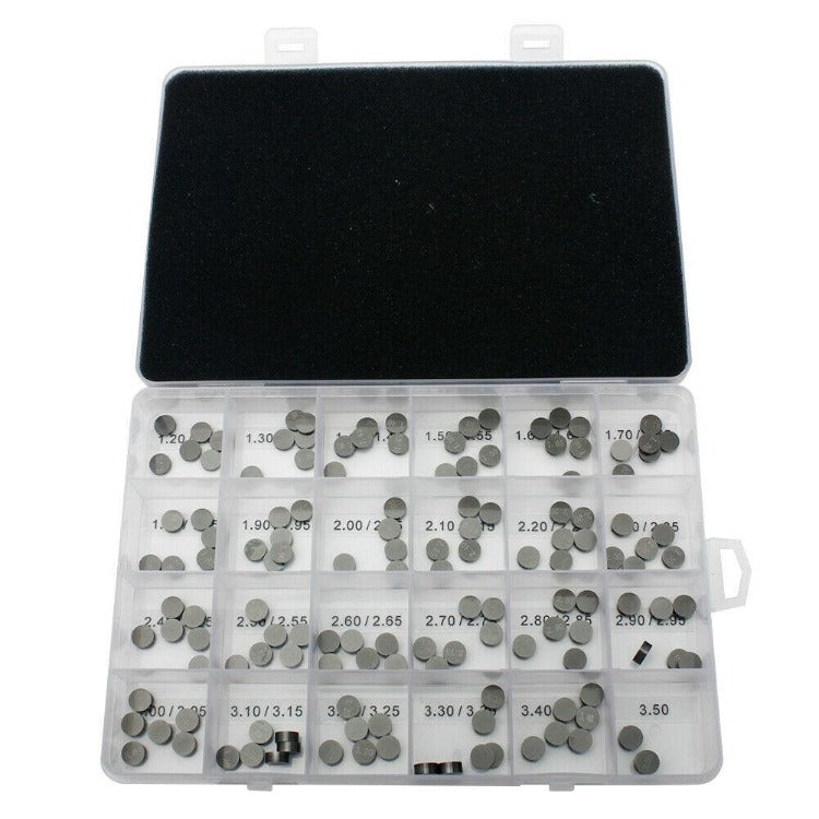 7.48mm Valve Shims Kit (141pcs) for Honda Kawasaki Suzuki Husqvarna Yamaha