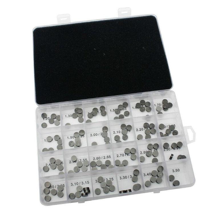 7.48mm Valve Shims Kit (141pcs) for Honda Kawasaki Suzuki Husqvarna Yamaha 4