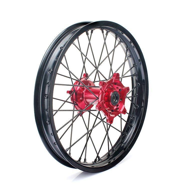 Front 1.6×21 & Rear 2.15×18 Wheel Rim Hub Set for Honda CR125 CR250 2002-2007 / CRF250R 2004-2013 / CRF450R 2002-2012 3