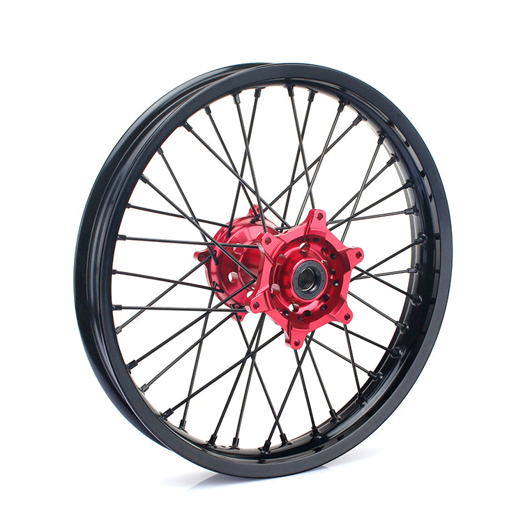Front 1.6×21 & Rear 2.15×18 Wheel Rim Hub Set for Honda CR125 CR250 2002-2007 / CRF250R 2004-2013 / CRF450R 2002-2012 4